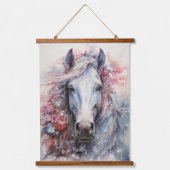 White Horse Hangend Wandkleed (Voorkant)