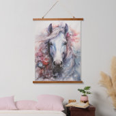 White Horse Hangend Wandkleed (Slaapkamer)