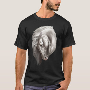 White Horse Head 4 T-shirt