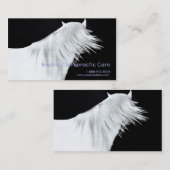 White Horse Head Drie Panels Visitekaartje (Voorkant / Achterkant)