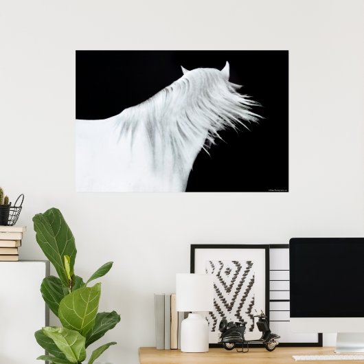 White Horse Head Poster (Thuiskantoor)