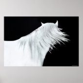 White Horse Head Poster (Voorkant)