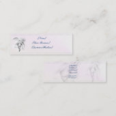 White Horse Head profilecard_skinny_horizontal... Mini Visitekaartje (Voorkant / Achterkant)