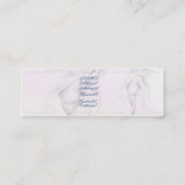 White Horse Head profilecard_skinny_horizontal... Mini Visitekaartje (Achterkant)