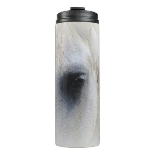 White Horse Head Tumbler Thermosbeker