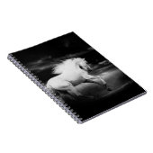 White Horse in Black and White Notitieboek (Rechterzijde)