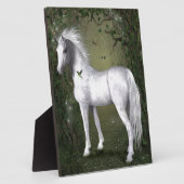 White Horse in de Bossen met Hummingvogels Fotoplaat (Zijkant)