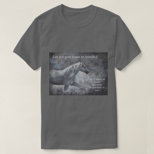 White Horse Inspirerend T-shirt (Design voorkant)