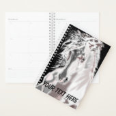 White Horse - - Jouw tekst toevoegen / Naam Planner (Display)