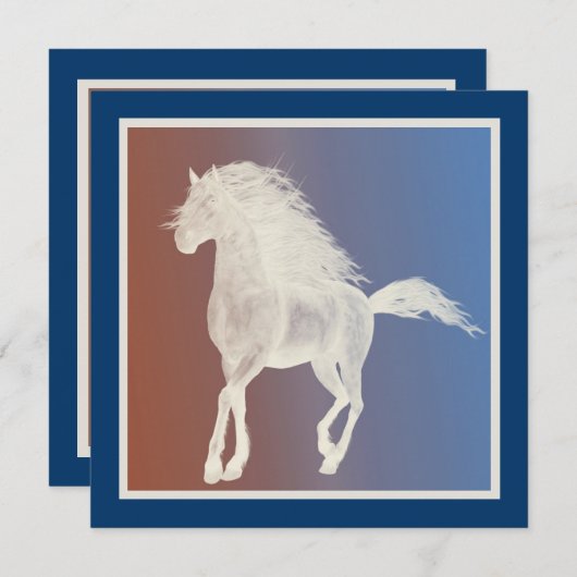 White Horse Kaart (Voorkant / Achterkant)