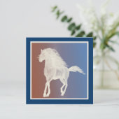 White Horse Kaart (Staand voorkant)