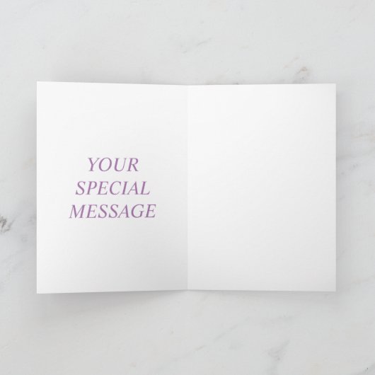 White Horse Kaart - Aangepaste tekstnaam (Binnen)