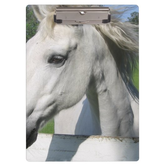 White Horse Klembord (Voorkant)