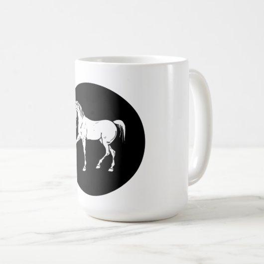 White Horse Koffiemok (Voorkant rechts)