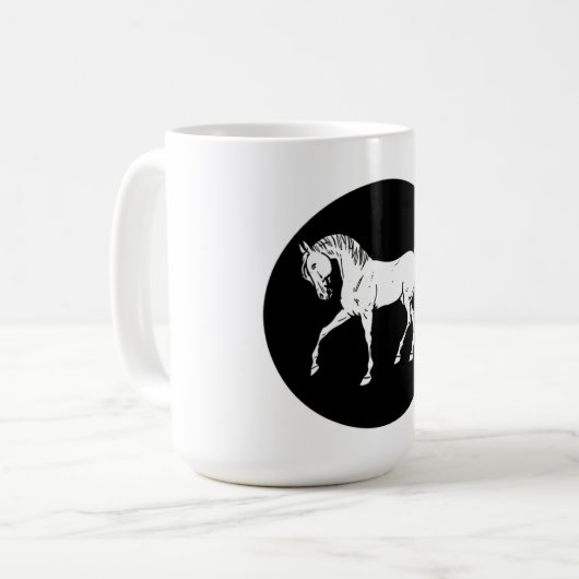 White Horse Koffiemok (Voorkant links)