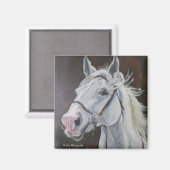 White Horse Magneet (Voorkant / Achterkant)