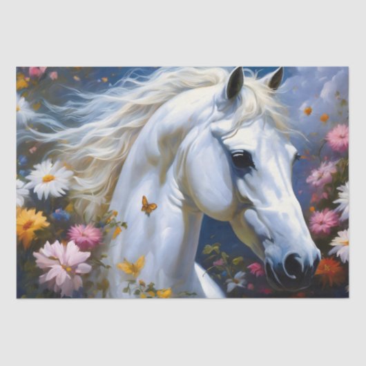 White horse majesty v1 tissuepapier (Voorkant)