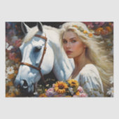 White horse majesty v3 tissuepapier (Voorkant)