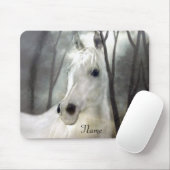 White Horse met naam Muismat (Met muis)