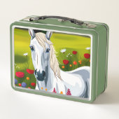 White Horse Metal Lunchbox (Achterkant)
