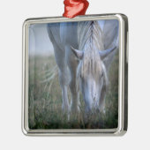 White Horse Metalen Ornament (Links)