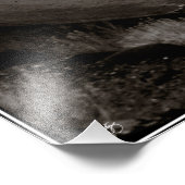 White Horse Monochrome Canyonlands - Geopend print Foto Afdruk (Hoek)