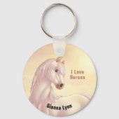 White Horse Monogrammed Sleutelhanger (Achterkant)