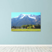 White Horse Mountain en Ranch Canvas Afdruk (Insitu (Houten vloer))
