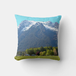White Horse Mountain in Spring Pillow Kussen