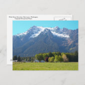 White Horse Mountain in Spring Print Briefkaart (Voorkant / Achterkant)