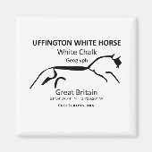 White Horse of Uffington Magneet (Voorkant)