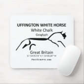 White Horse of Uffington Muismat (Met muis)