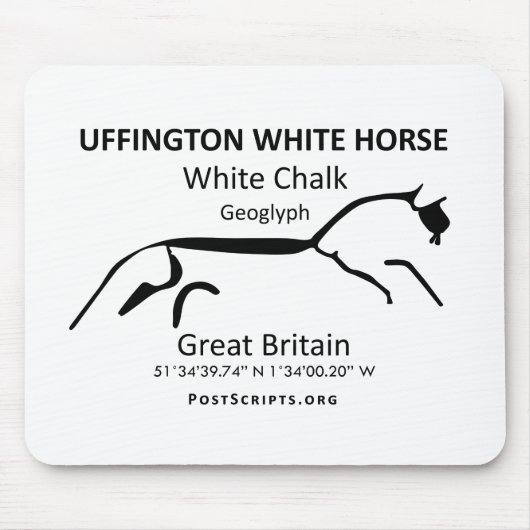 White Horse of Uffington Muismat (Voorkant)