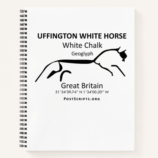White Horse of Uffington Notitieboek (Voorkant)