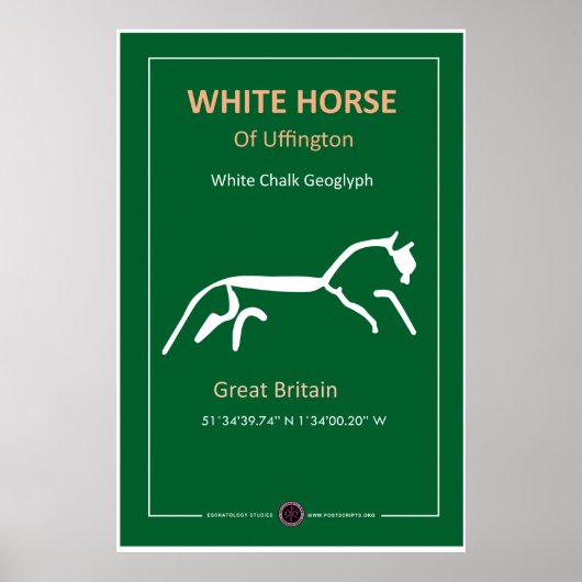 White Horse of Uffington Poster (Voorkant)