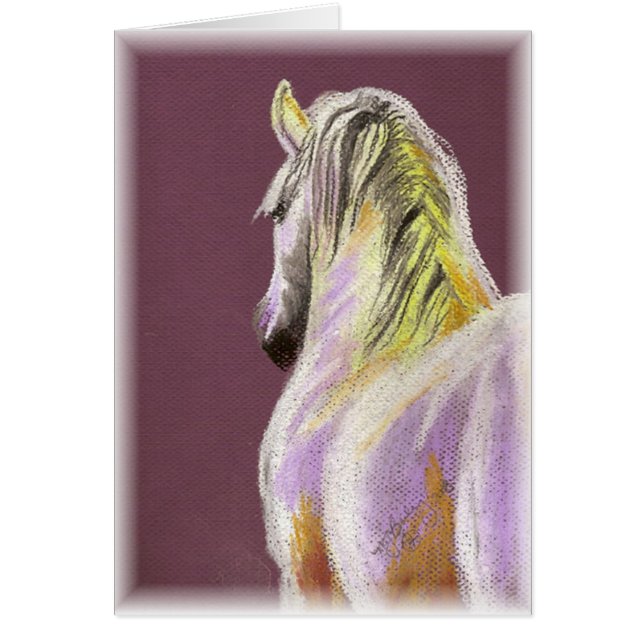 White Horse op Paars (Voorkant)