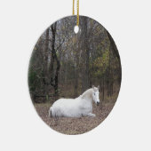 White Horse Ornament (Rechts)