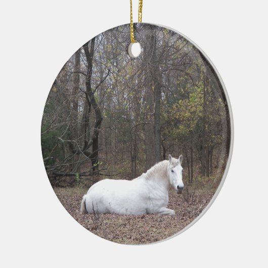 White Horse Ornament (Links)
