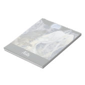 White Horse Pegasus & Black Raven Fantasy Notitieb Notitieblok (Linkerzijde)