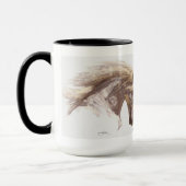 White Horse Pegasus Stallion Fine Art Mok (Links)