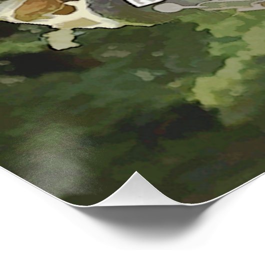 WHITE HORSE PERFECT POSTER (Hoek)