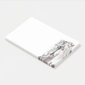 White Horse Post merkt op Post-it® Notes (Schuin)