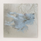 White Horse - Puzzle Legpuzzel (Horizontaal)