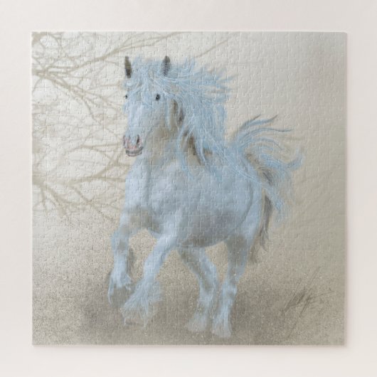 White Horse - Puzzle Legpuzzel (Verticaal)