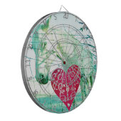 White Horse Red Heart Valentijn Dartbord (Voorkant Links)