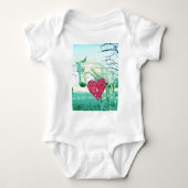 White Horse Red Heart Valentijn Romper (Voorkant)