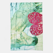 White Horse Red Heart Valentijn Theedoek (Verticaal)