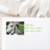 White Horse retour adreslabel Etiket (Insitu)