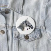 White Horse Ronde Button 7,6 Cm (In situ)