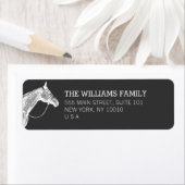 White Horse Ruitersport Adres Label (Insitu)